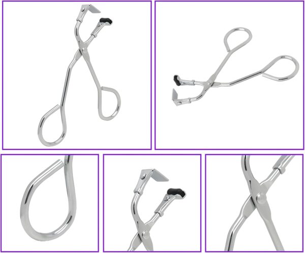 Comfort Grip Eyelash Curler,Lash Curler for Short Lashes,Defines and Lifts, Stainless Steel - Image 2