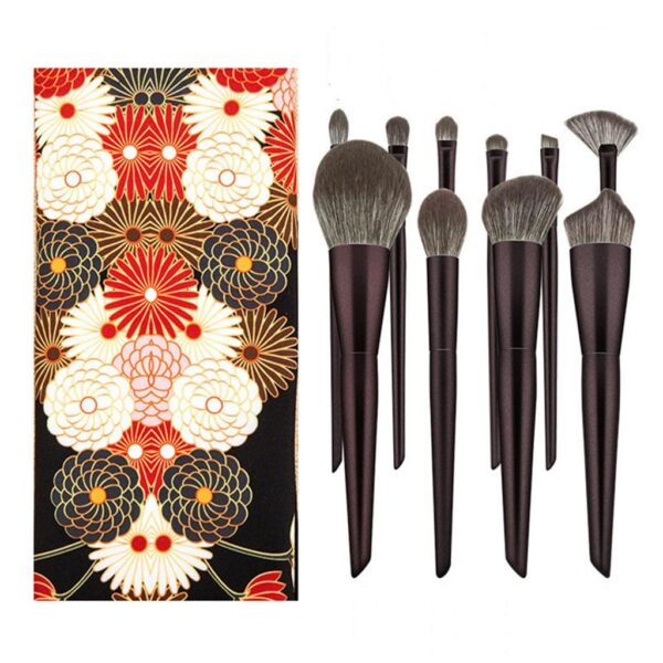 10pcs  Makeup Brush Set Glow Foundation Brush Blush Brush Makeup Brush Tool Set(D)