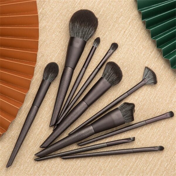 10pcs  Makeup Brush Set Glow Foundation Brush Blush Brush Makeup Brush Tool Set(D) - Image 2